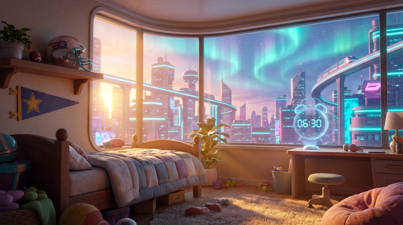 Home base at dawn